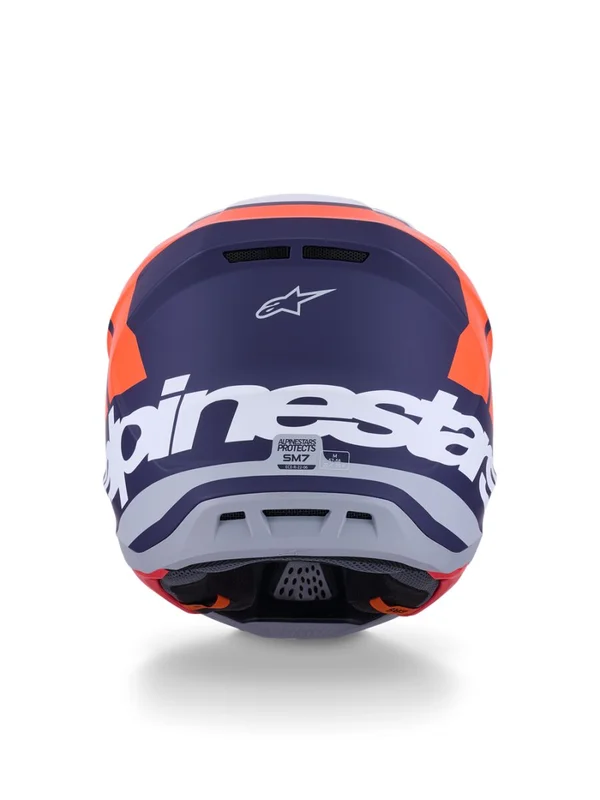 ALPINESTARS HELMET SM7 CORE ORAN/BLUE XS