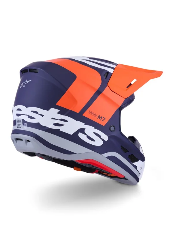 ALPINESTARS HELMET SM7 CORE ORAN/BLUE XS