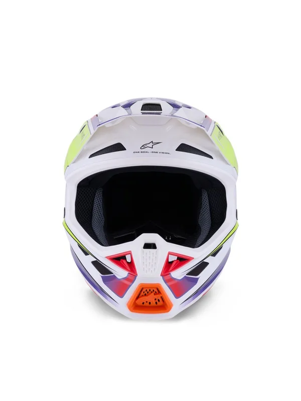ALPINESTARS HELMET SM7 FUSE WHT/YL/PU XS