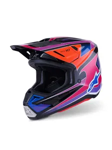 ALPINESTARS HELMET SM7 FUSE BLU/PU/PINK