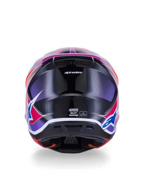 ALPINESTARS HELMET SM7 FUSE BLU/PU/PINK XS