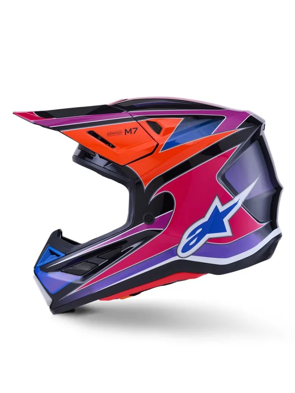 ALPINESTARS HELMET SM7 FUSE BLU/PU/PINK XS