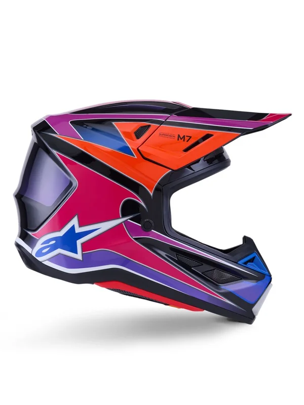 ALPINESTARS HELMET SM7 FUSE BLU/PU/PINK XS
