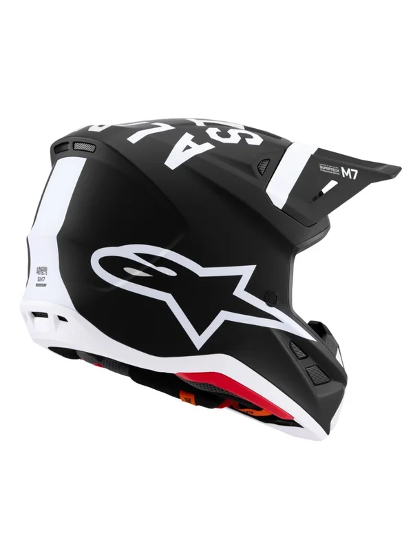 ALPINESTARS HELMET SM7 DASHER BLK/WHT XS