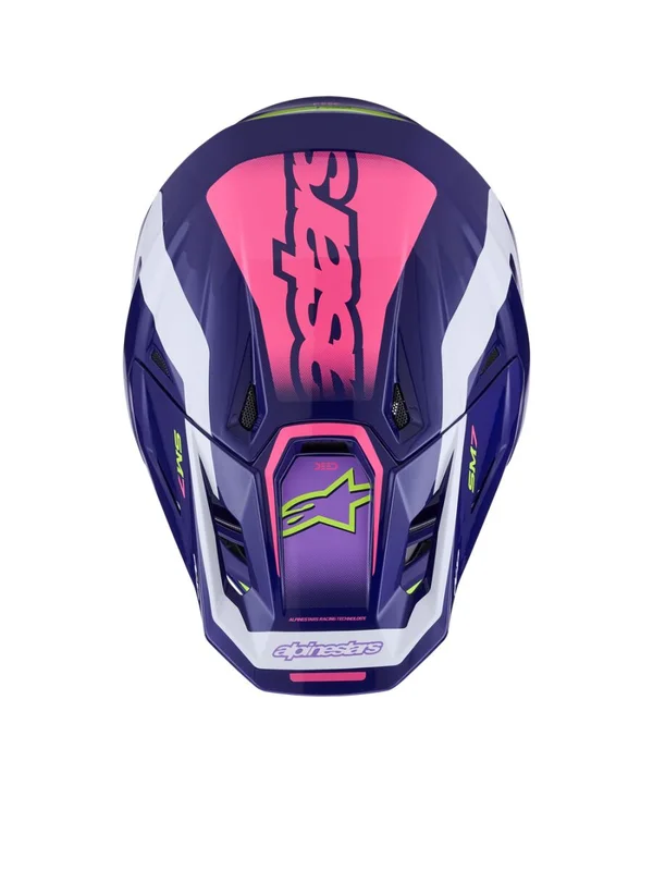 ALPINESTARS HELMET SM7 DEED PURPLE/PINK XS