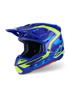 ALPINESTARS HELMET SM7 DEED BLUE/YEL