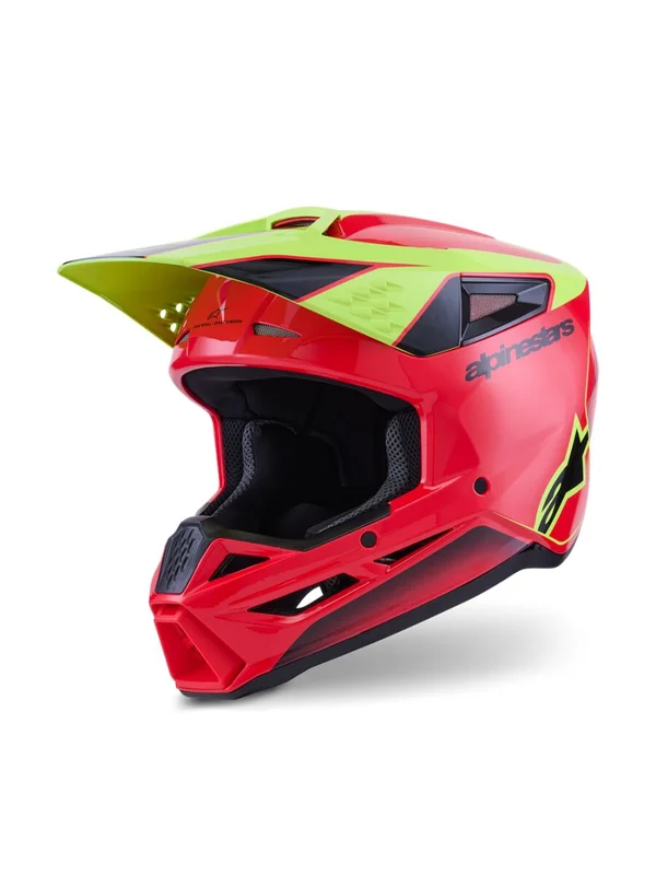 ALPINESTARS HELMET SM3 FRAY RED/YL/BLK XL