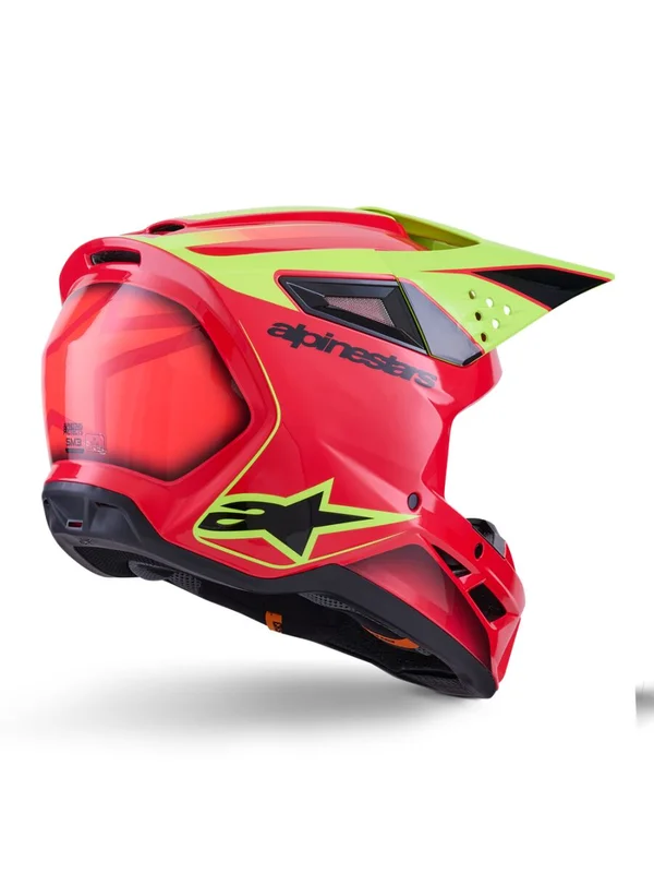 ALPINESTARS HELMET SM3 FRAY RED/YL/BLK XL