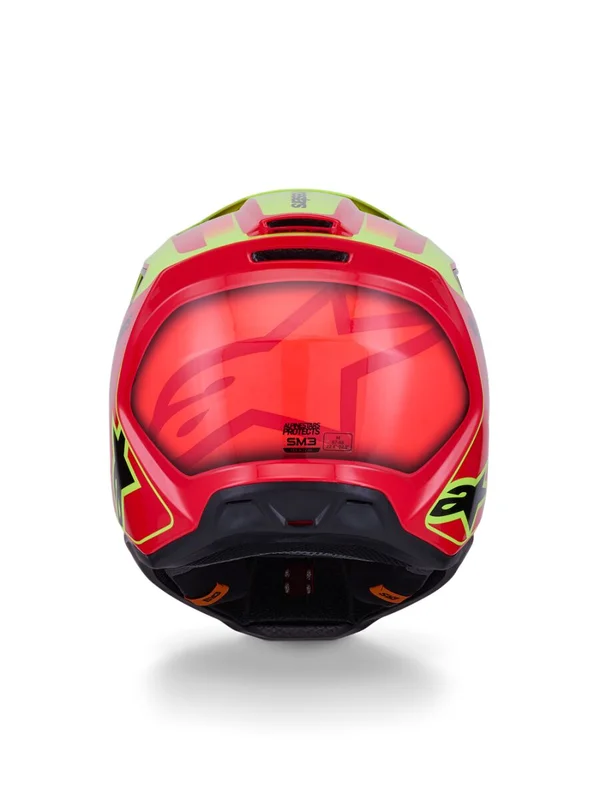 ALPINESTARS HELMET SM3 FRAY RED/YL/BLK XL