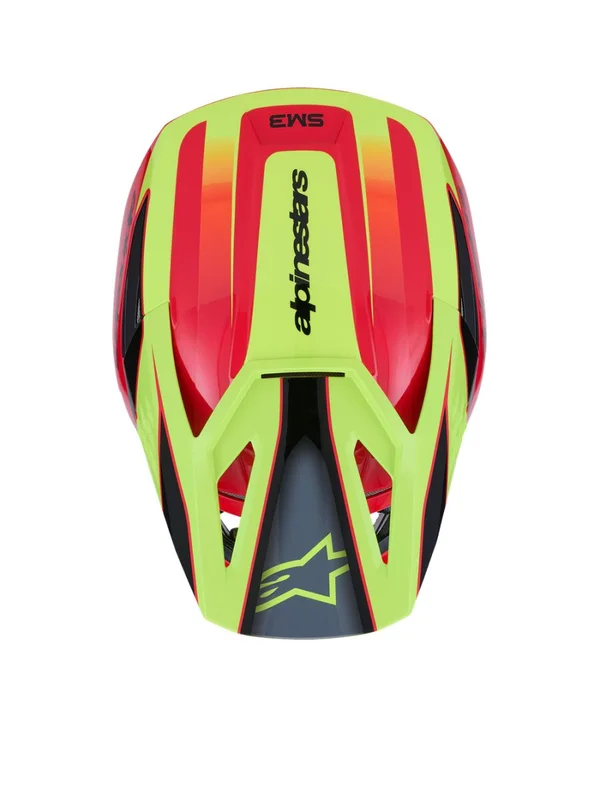 ALPINESTARS HELMET SM3 FRAY RED/YL/BLK XL