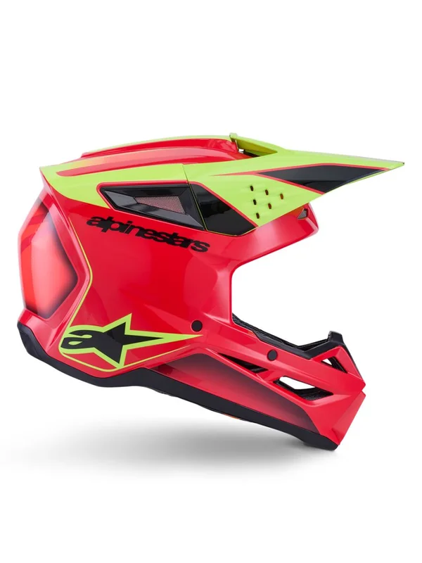 ALPINESTARS HELMET SM3 FRAY RED/YL/BLK XL