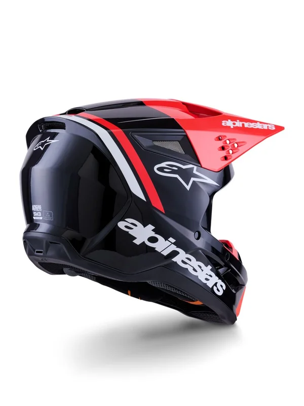ALPINESTARS HELMET SM3 RADIUM BLK/RED/WH XS