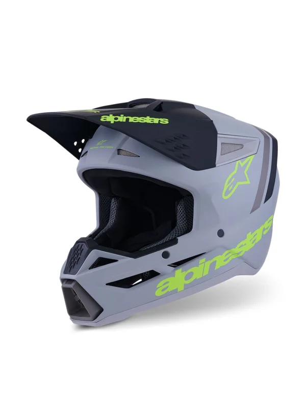 ALPINESTARS HELMET SM3 RADIUM GRAY/BLK/YL XS