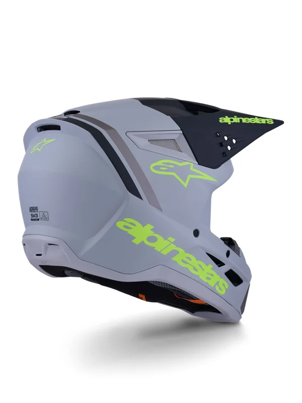 ALPINESTARS HELMET SM3 RADIUM GRAY/BLK/YL XS