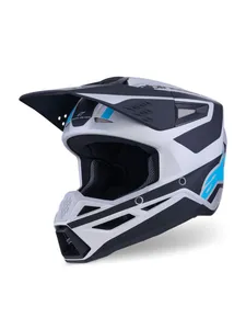 ALPINESTARS HELMET SM3 HEAT SILV/BL/BLK