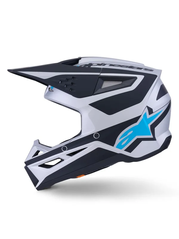 ALPINESTARS HELMET SM3 HEAT SILV/BL/BLK XS