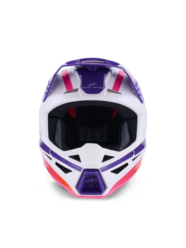 ALPINESTARS HELMET SM3 HEAT WHT/PU/PINK XS