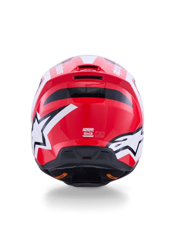 ALPINESTARS HELMET SM3 HEAT RED/WH/BLK XS