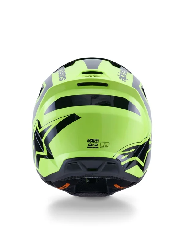 ALPINESTARS HELMET SM3 HEAT YEL/BLACK XS