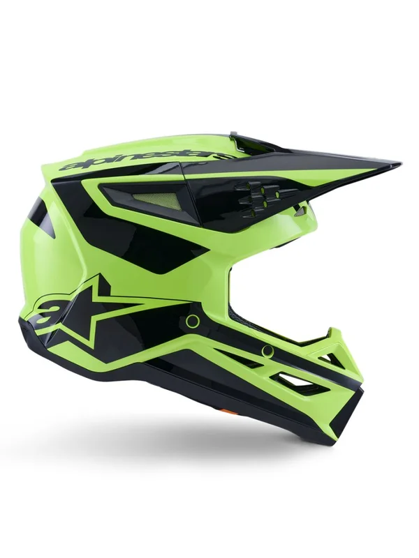 ALPINESTARS HELMET SM3 HEAT YEL/BLACK XS