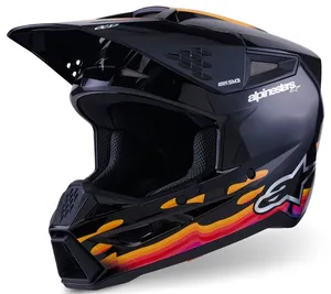 ALPINESTARS HELMET SM3 FORCE BLACK-GLOSS