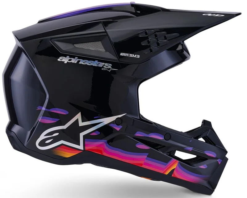 ALPINESTARS HELMET SM3 FORCE BLACK-GLOSS XS