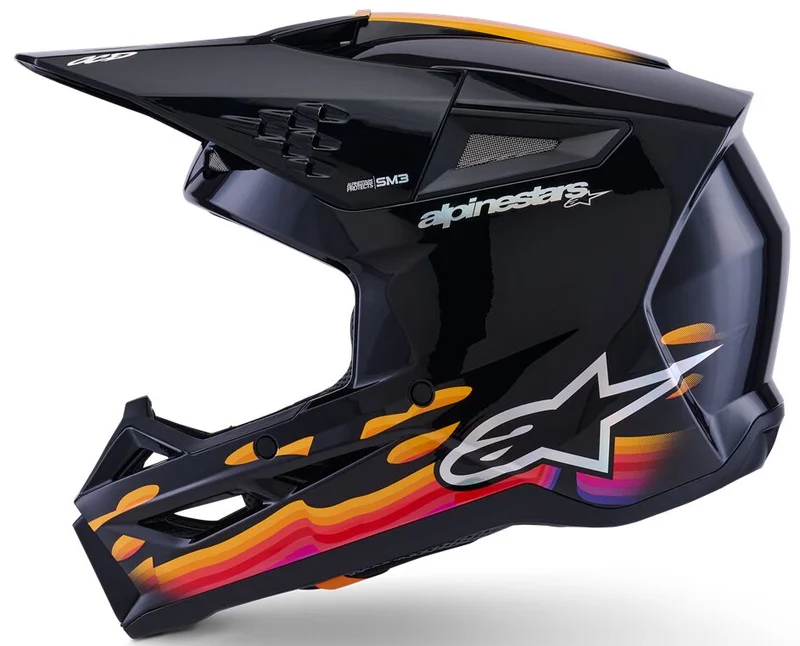 ALPINESTARS HELMET SM3 FORCE BLACK-GLOSS XS