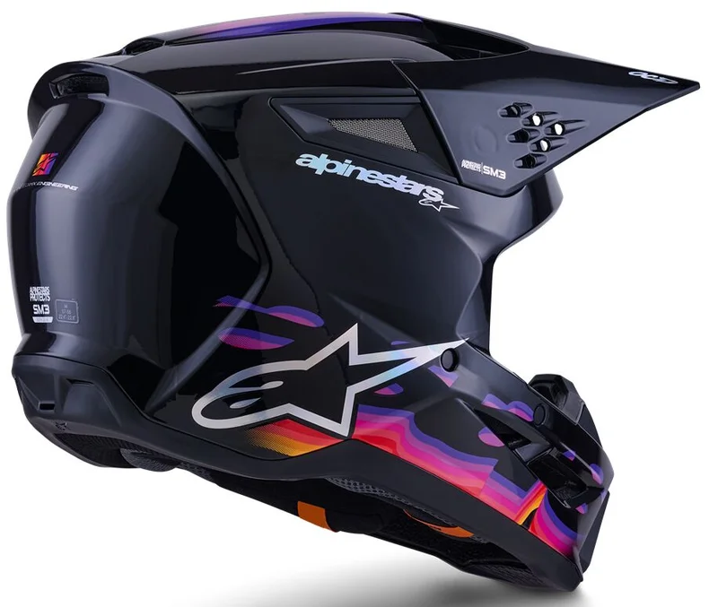 ALPINESTARS HELMET SM3 FORCE BLACK-GLOSS XS