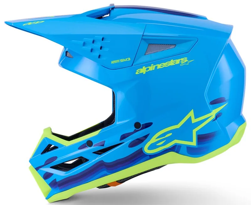 ALPINESTARS HELMET SM3 FORCE CYAN XS