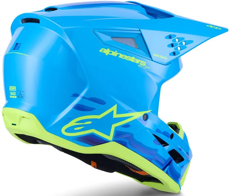 ALPINESTARS HELMET SM3 FORCE CYAN XS