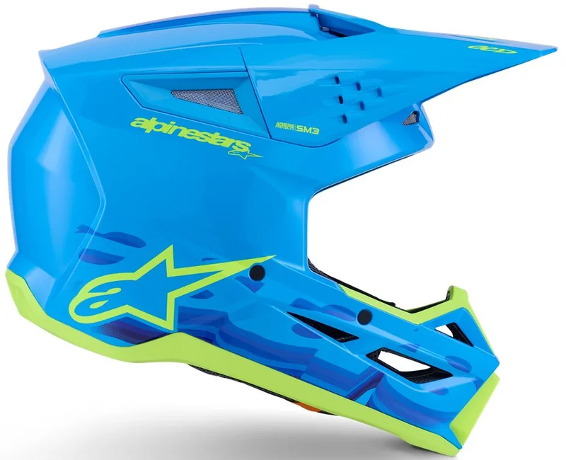 ALPINESTARS HELMET SM3 FORCE CYAN XS
