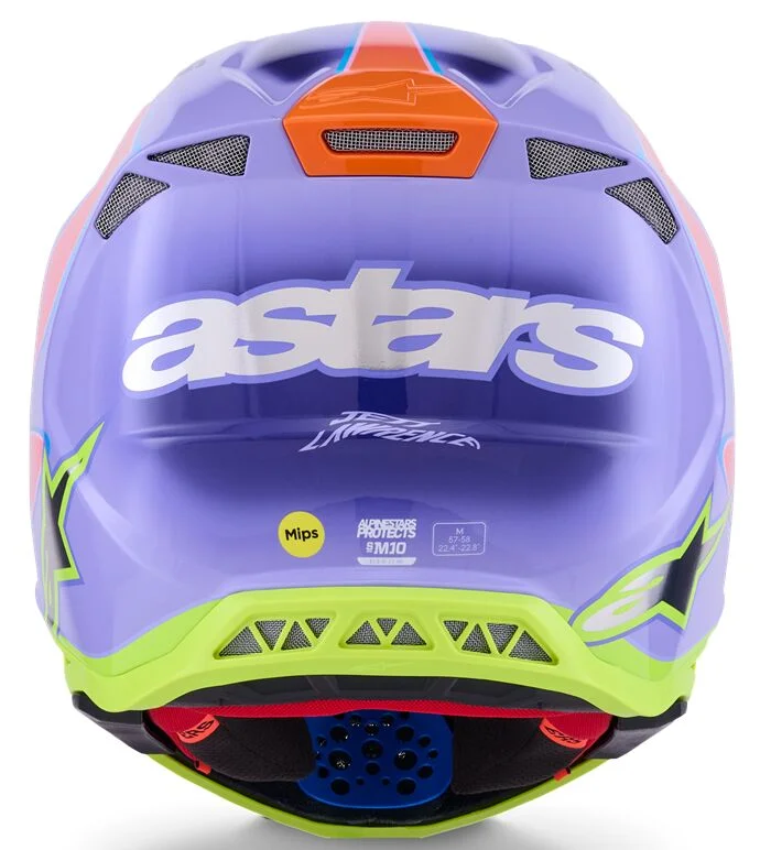 ALPINESTARS HELMET SM10 JETT PURPLE/PINK XS
