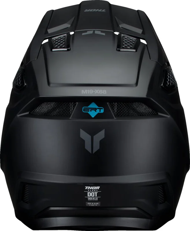 THOR HELMET FLEET BLACKOUT MATTE 2X