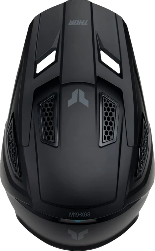 THOR HELMET FLEET BLACKOUT MATTE 2X