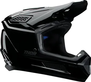 THOR HELMET FLEET BLACKOUT GLOSS XS