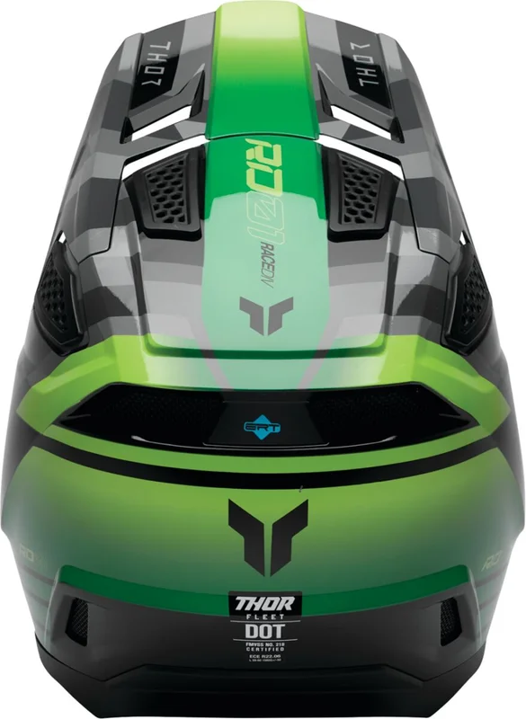THOR HELMET FLEET CAMBER BK/GN 2X