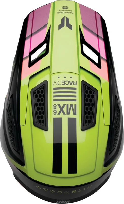 THOR HELMET FLEET DEFY BK/AC XS