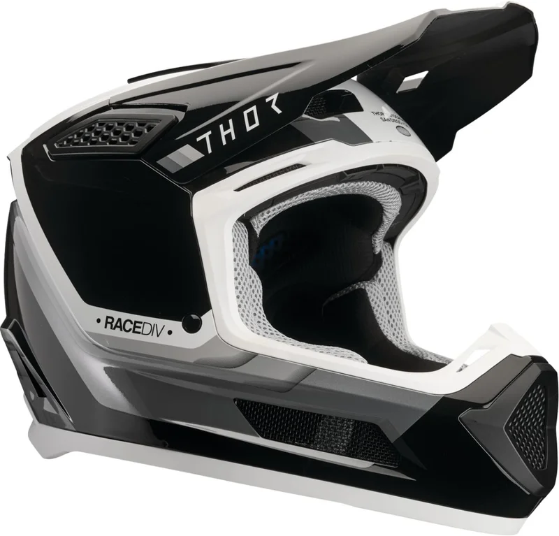 THOR HELMET FLEET DEFY BK/WH XS