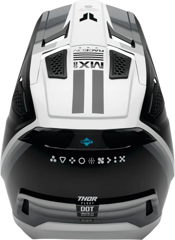THOR HELMET FLEET DEFY BK/WH MD