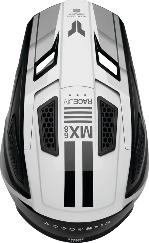 THOR HELMET FLEET DEFY BK/WH MD