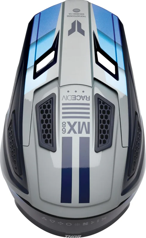 THOR HELMET FLEET DEFY BL/GY XS