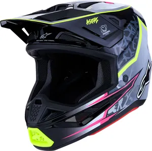 ALPINESTARS HELMET SM7 BLASTER BLK/GRY/YLW