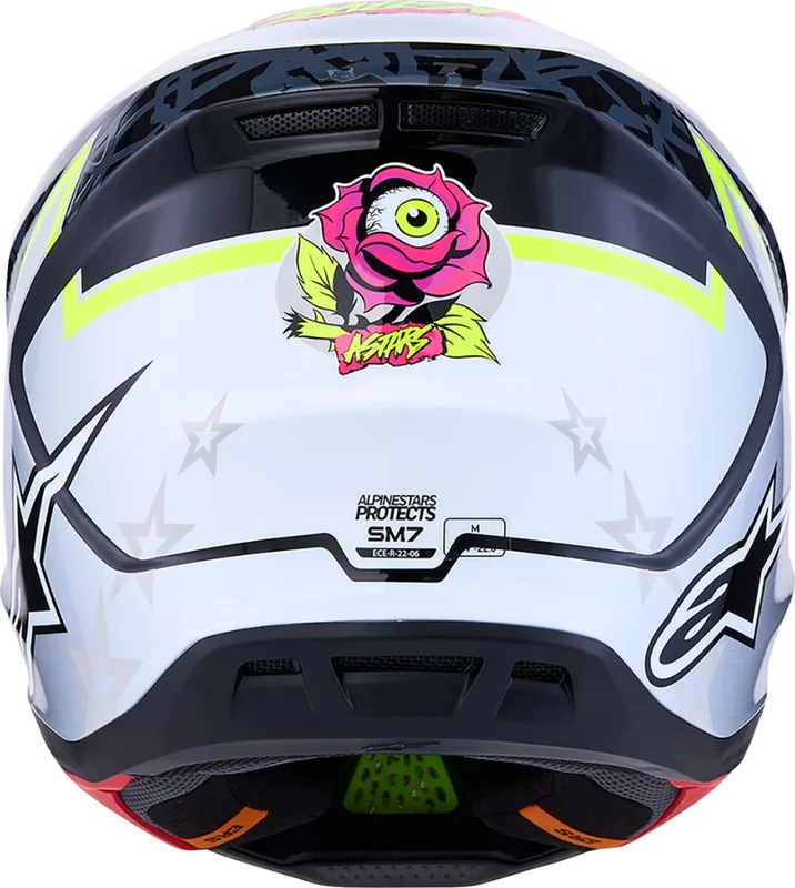 ALPINESTARS HELMET SM7 BLASTER BLK/GRY/YLW