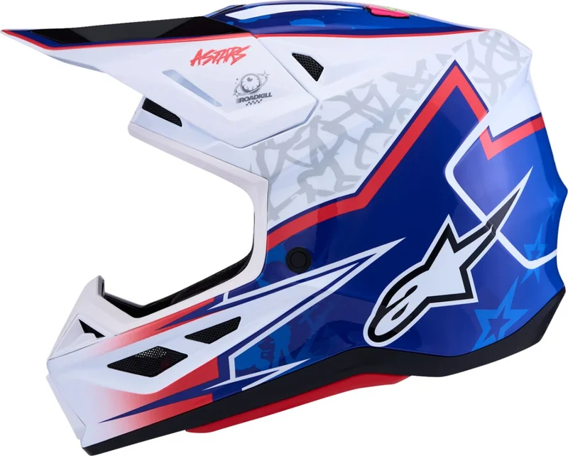 ALPINESTARS HELMET SM7 BLASTER WHT/BLU/RED