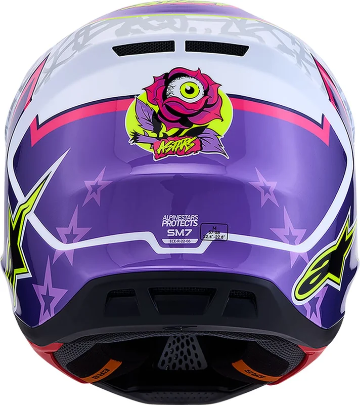 ALPINESTARS HELMET SM7 BLASTER PUR/PNK/WHT