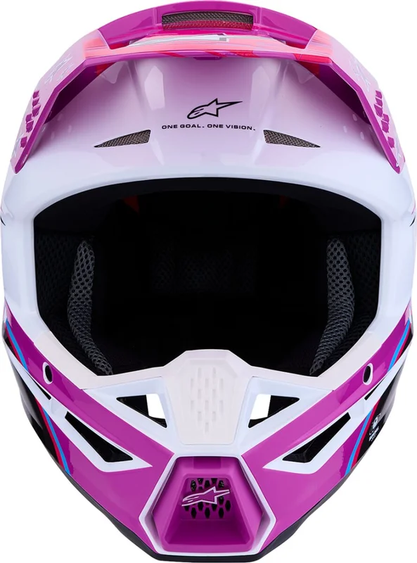 ALPINESTARS HELMET SM3 FALCON PUR/WHT/PNK