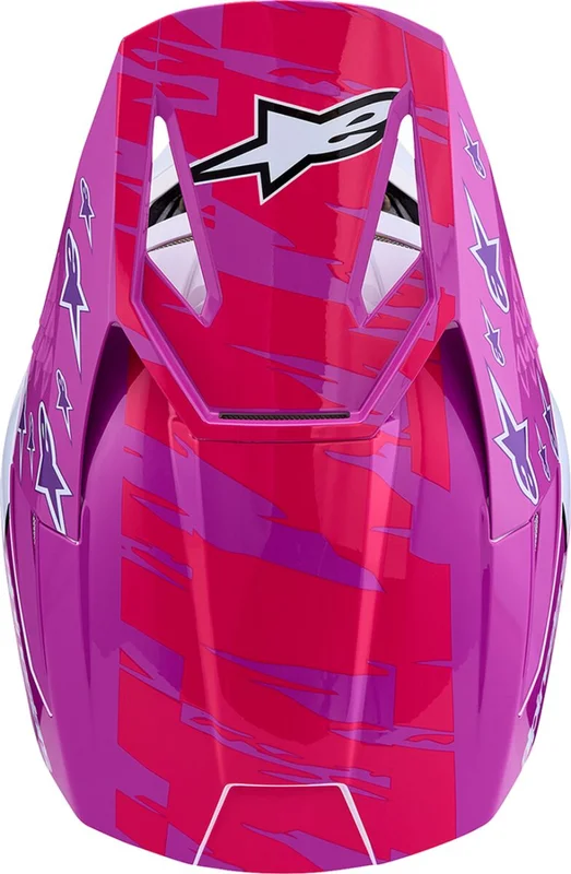 ALPINESTARS HELMET SM3 FALCON PUR/WHT/PNK