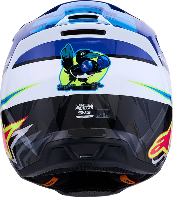ALPINESTARS HELMET SM3 FALCON BLU/BLK/PNK