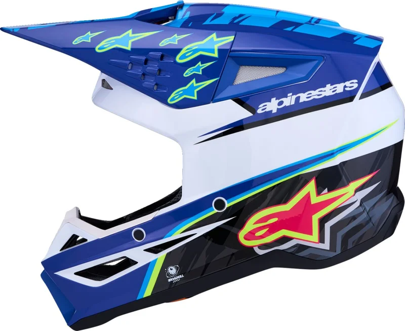 ALPINESTARS HELMET SM3 FALCON BLU/BLK/PNK
