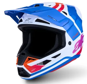 ALPINESTARS HELMET SM7 CORE WHT/BLU/PNK